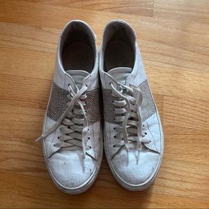 Unique leather sneakers